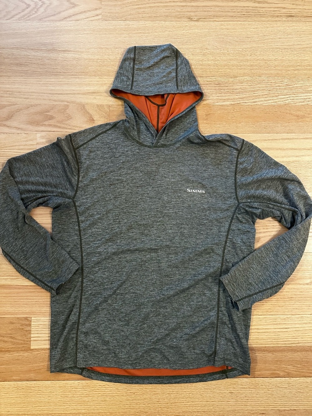 Simms men’s long sleeve T-shirt hoodie